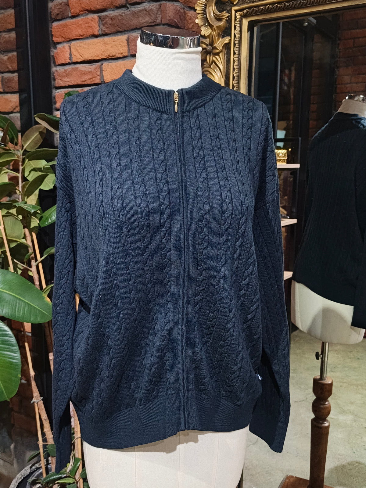 Nautica jeans zipper sweater size  X-Large