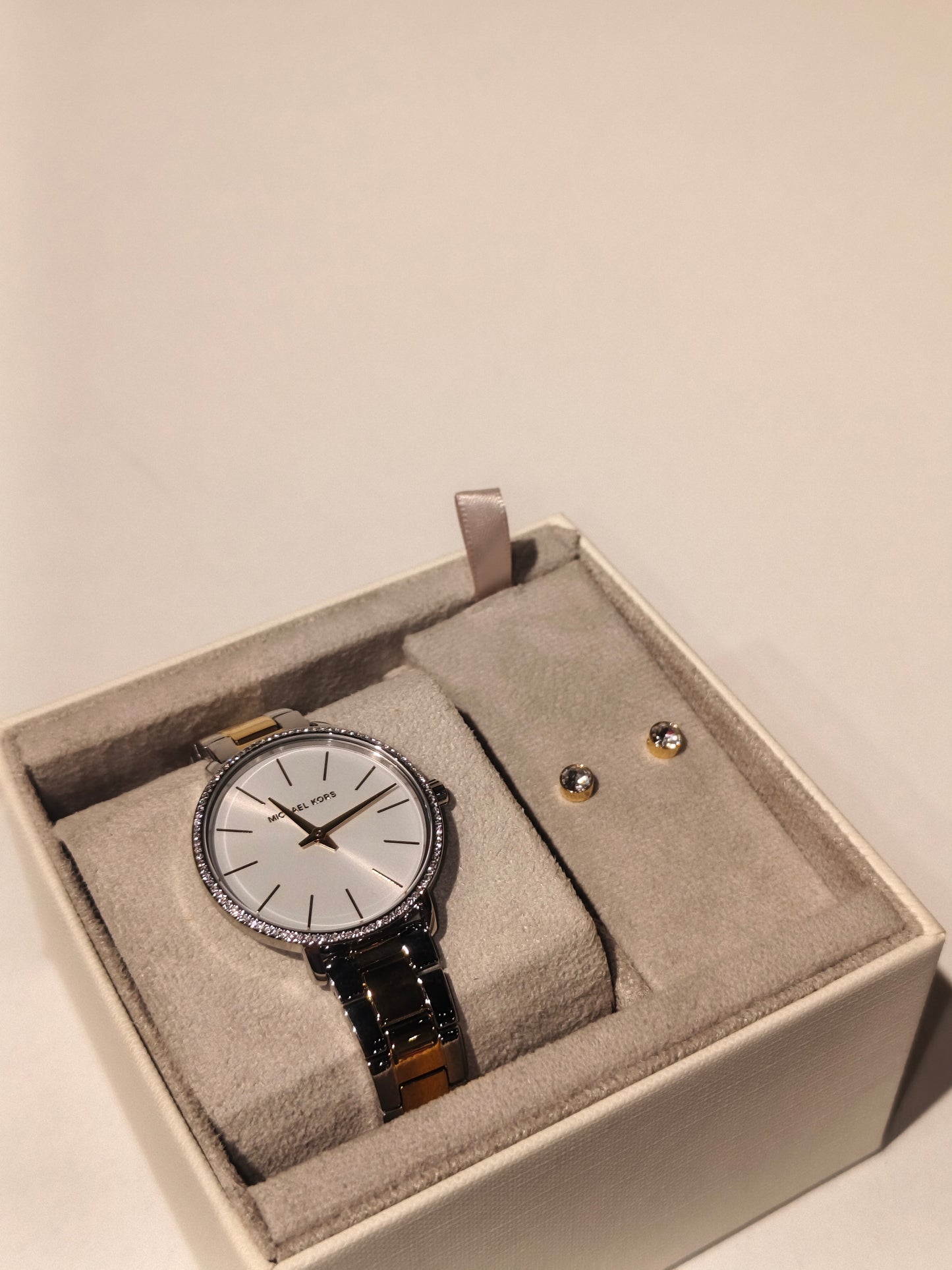 Michael kors watch & earrings set
