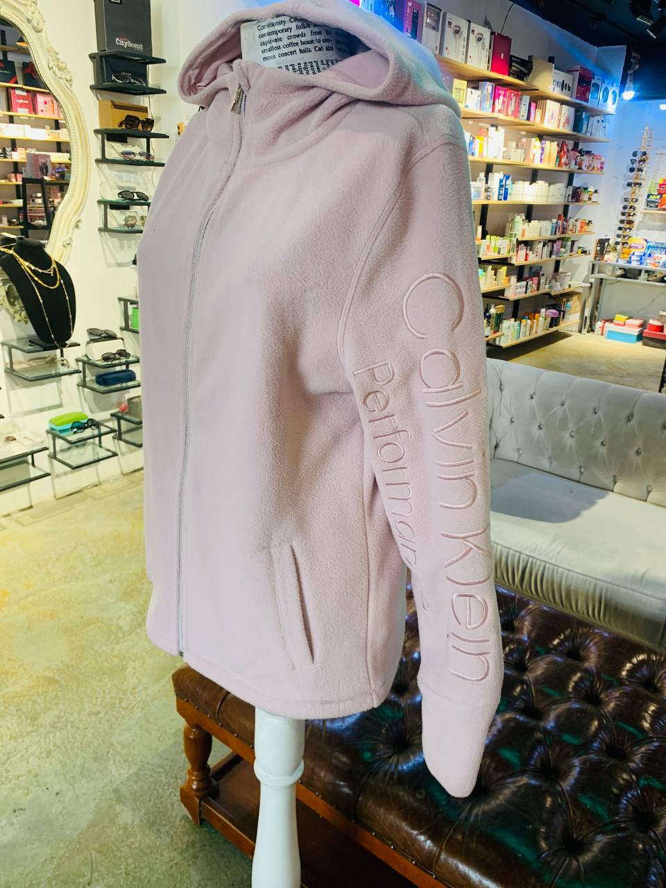 Calvin Klein fleece zip hoodie