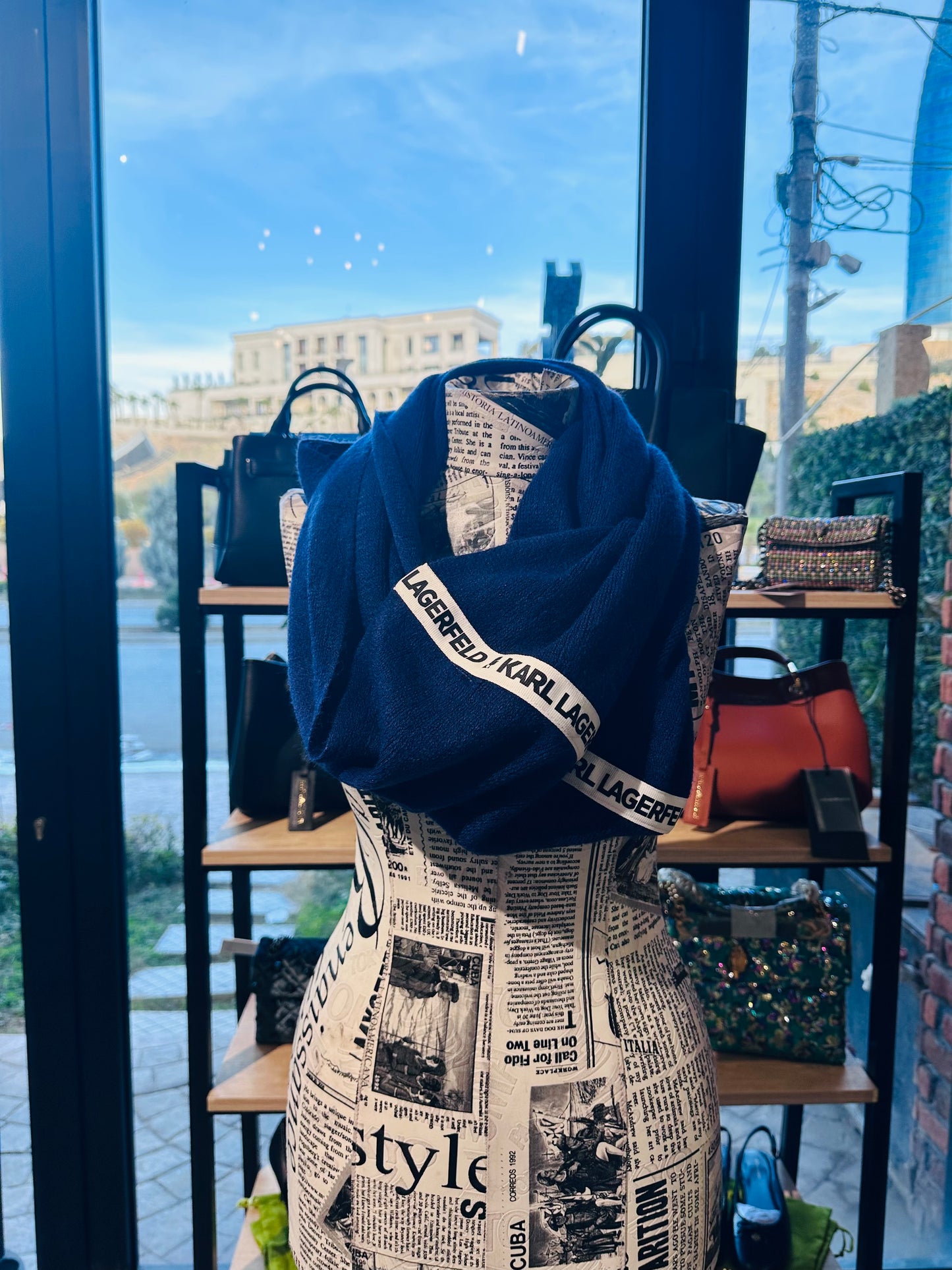 karl lagerfeld scarf
