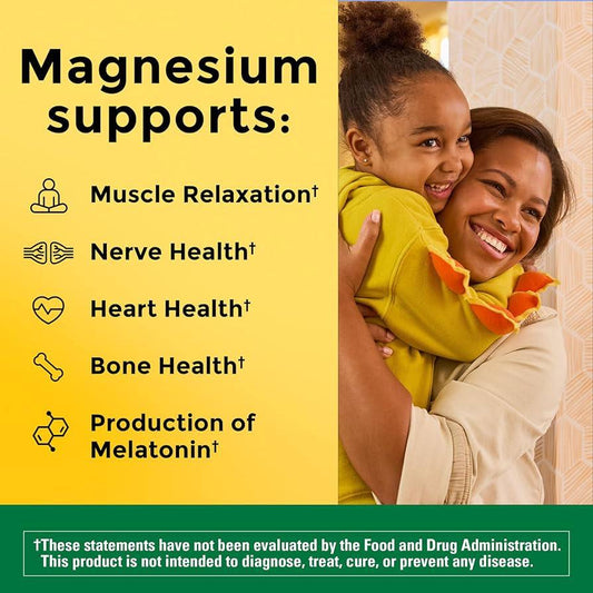 Nature made Magnesium 110 softgels
