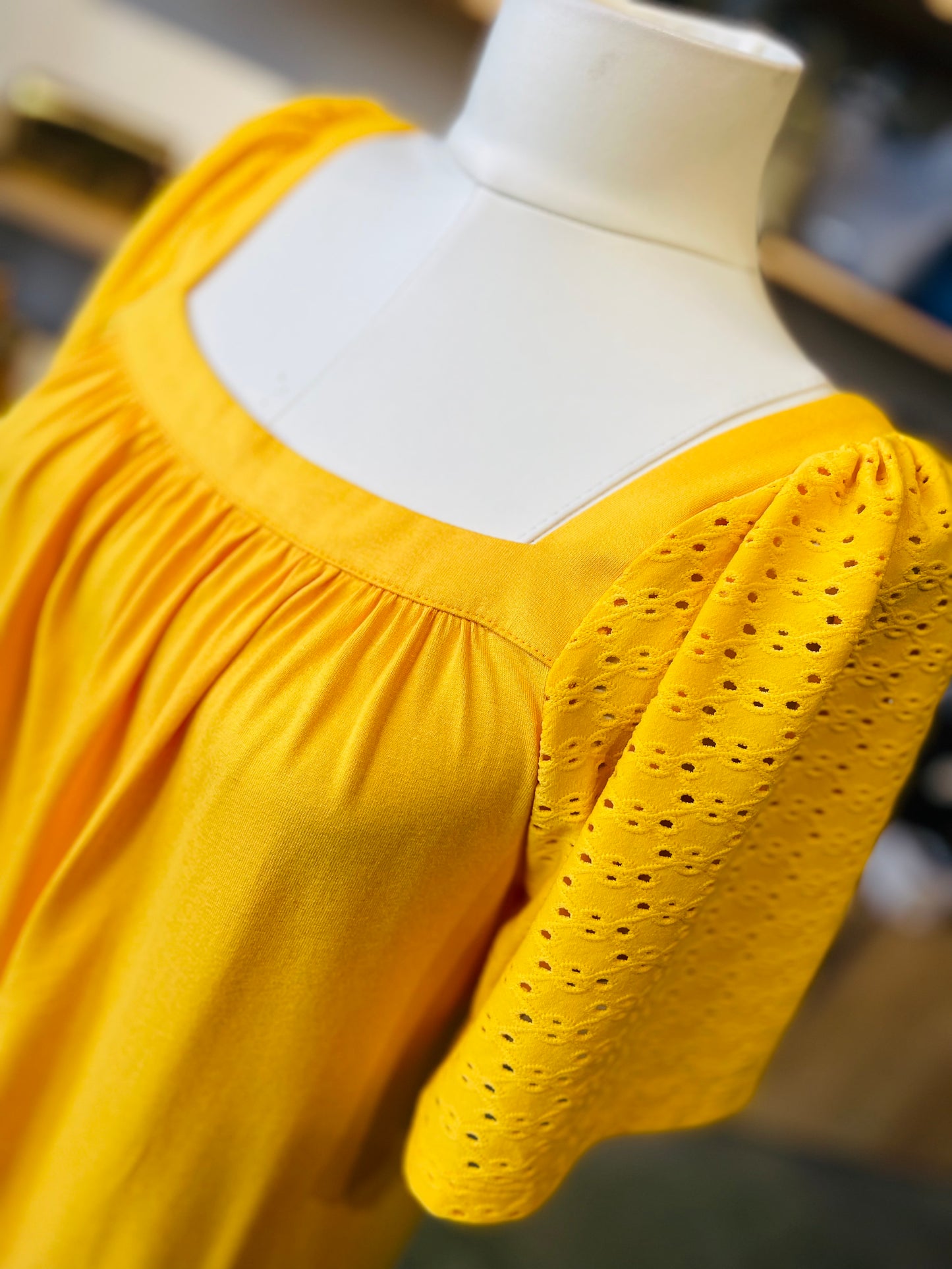 Michael kors yellow top