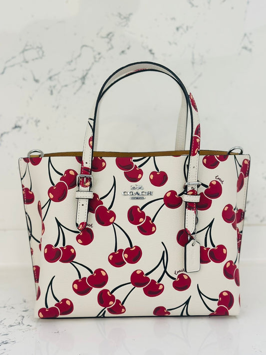Coach cherry handbag