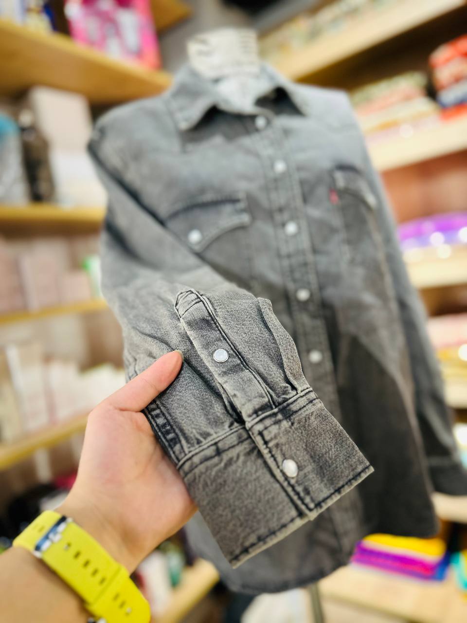 Lives denim blouse