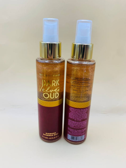 Dark velvet oud body mist