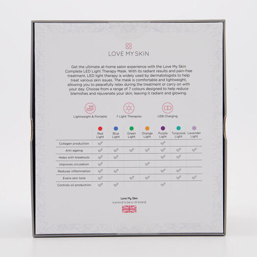 LOVE MY SKIN
Seven Colour LED Therapy Mask