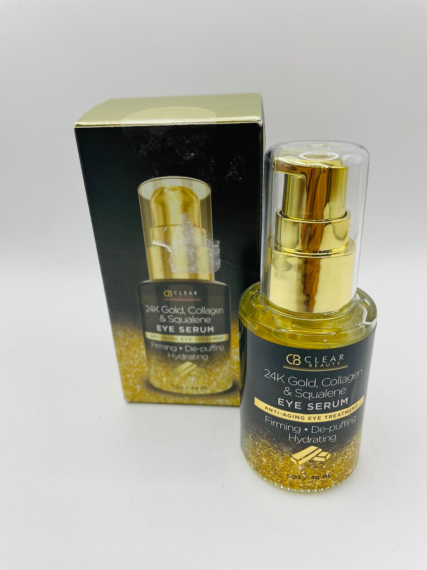 24 k gold , collagen & squalene eye serum