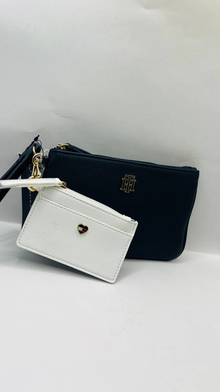 tommy hilfiger card holder and wallet