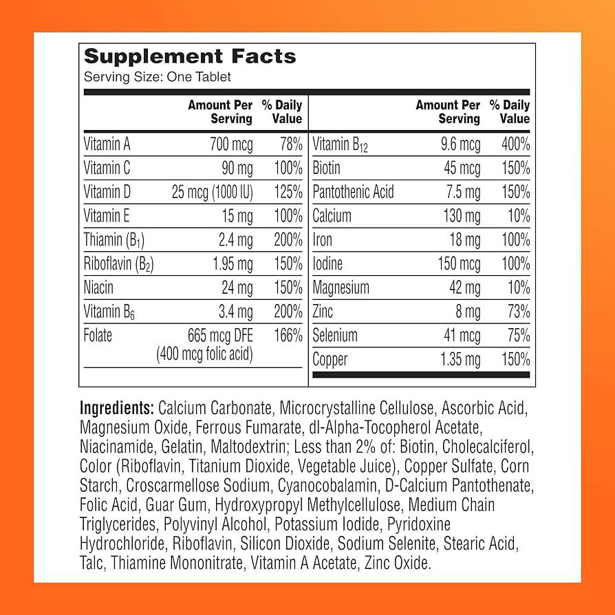 One A Day Women’s Multivitamin 200 tablets