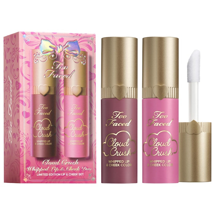 Too Faced Cloud Crush Whipped Lip & Cheek Duo set