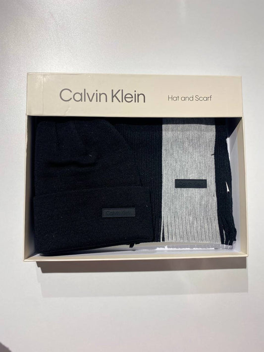 Calvin Klein hat and scarf set