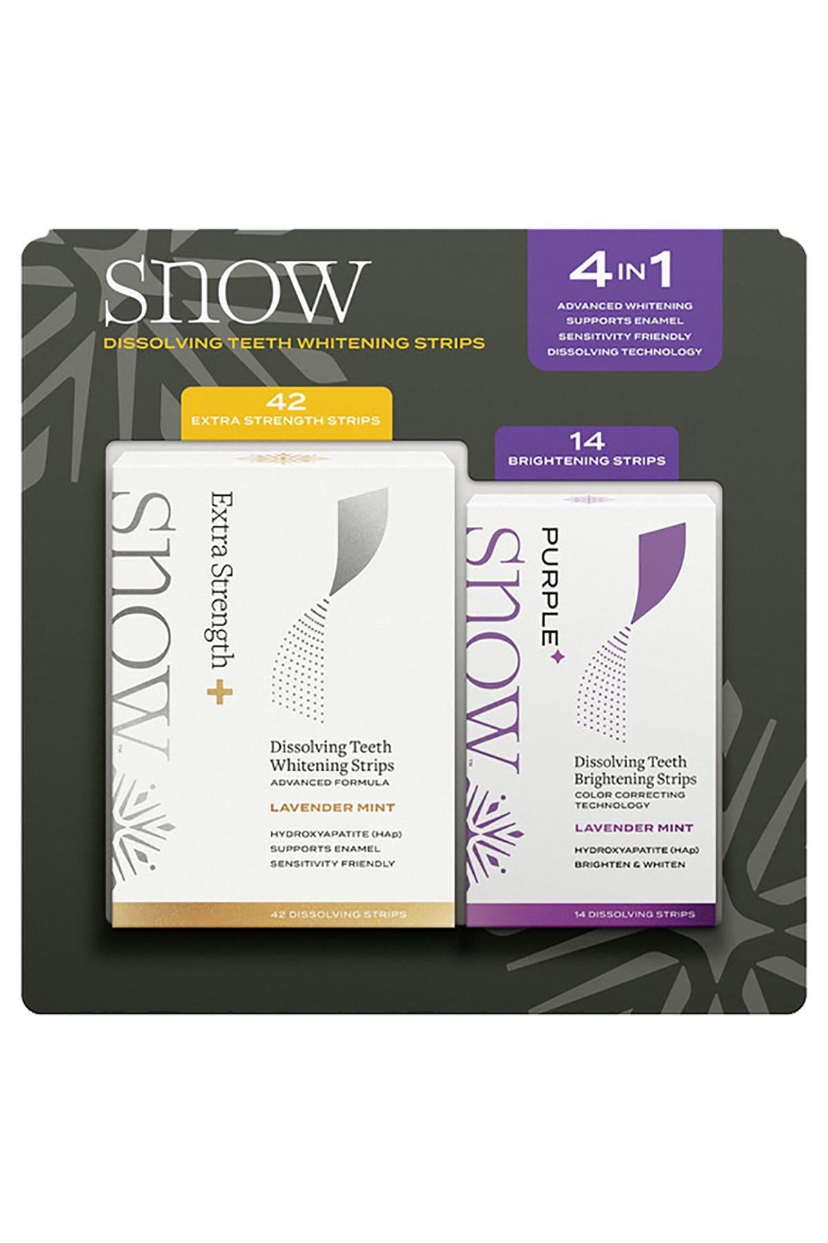 SNOW Dissolving Teeth Whitening Strips Kit