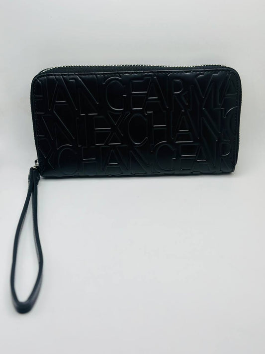 Armani exchange wallet black