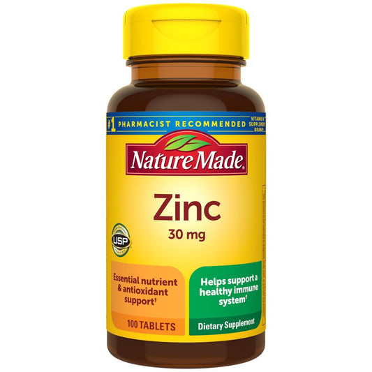 Nature made Zinc (30mg)
100 tablets