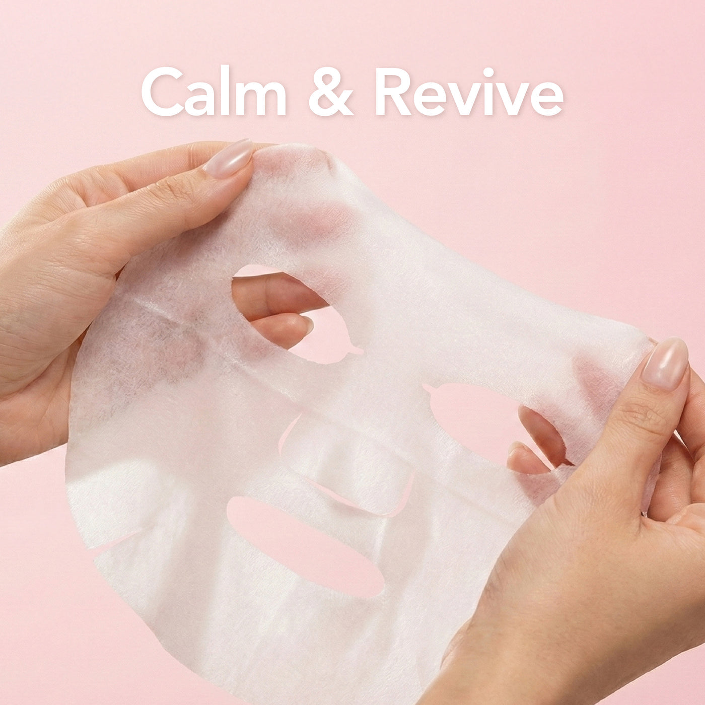 Calming face sheet masks