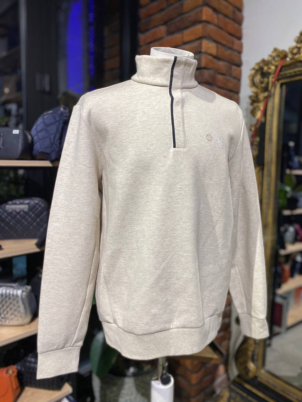 Polo Ralph Lauren  quarter-zip sweatshirt size large