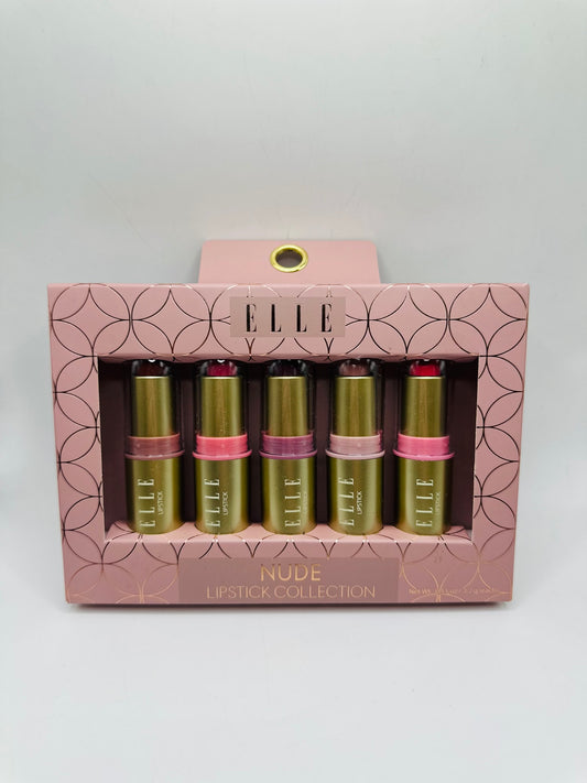 ELLE Nude Lipstick Collection set