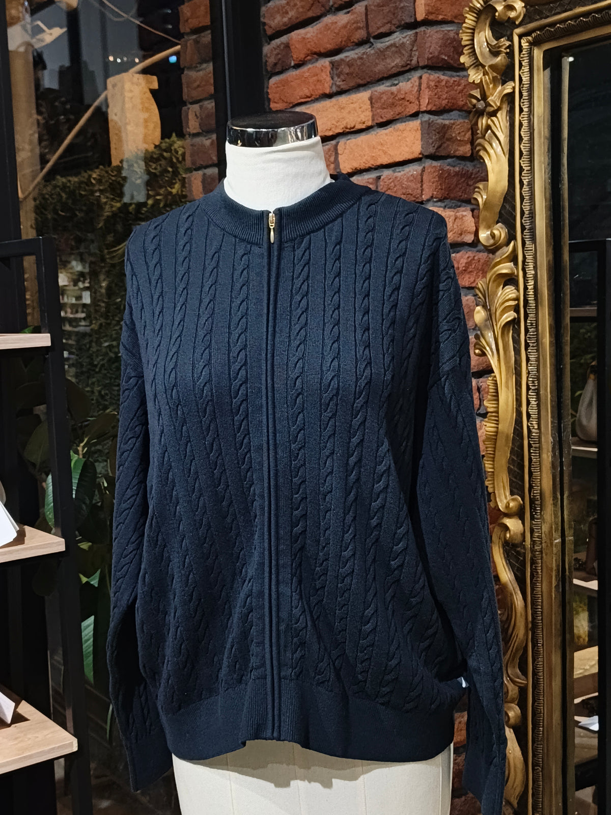 Nautica jeans zipper sweater size  X-Large