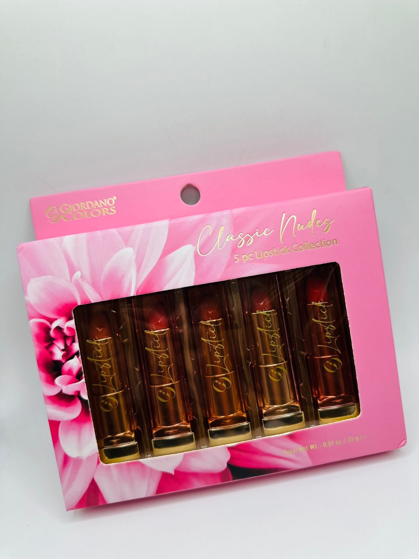 Giordano Colors Classic Nudes 5 pc Lipstick Collection