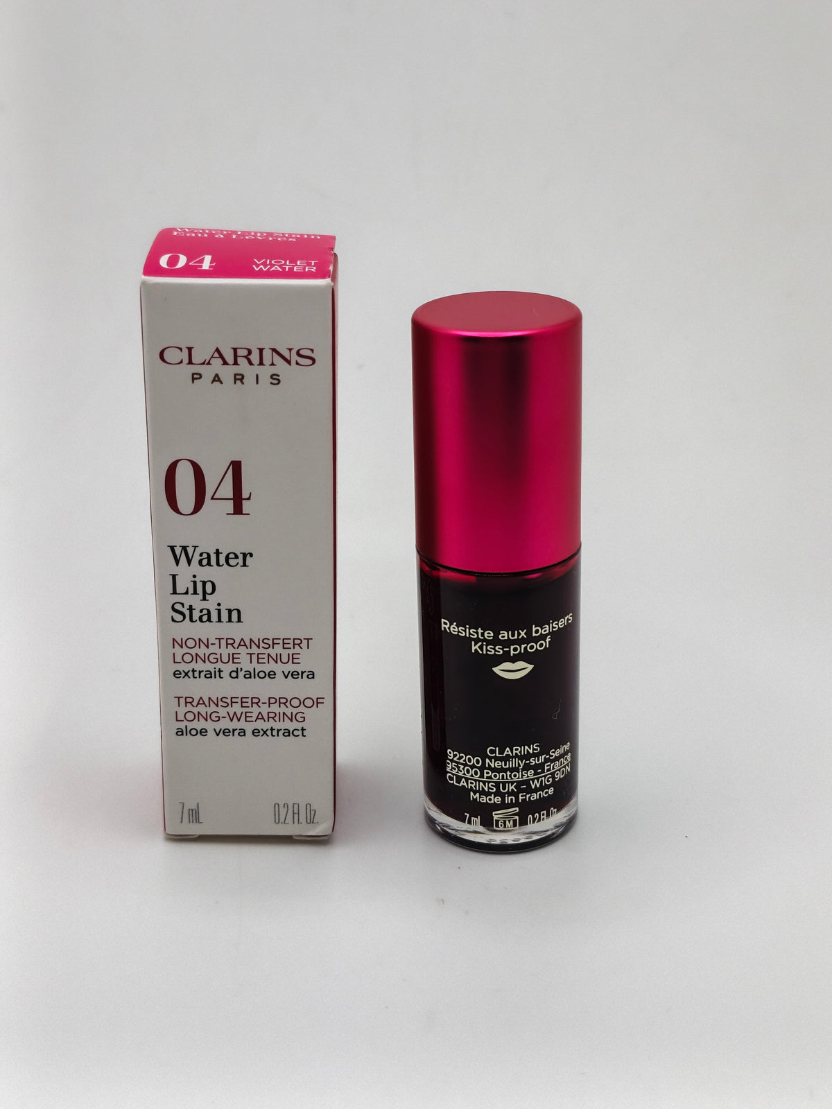 Clarins water lip stain 04 (voilet water)