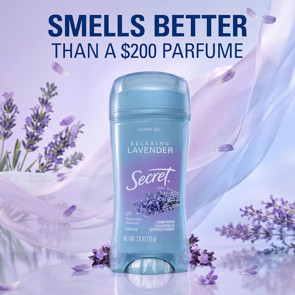Secret Anti-Perspirant Deodorant Clear Gel Luxe Lavender