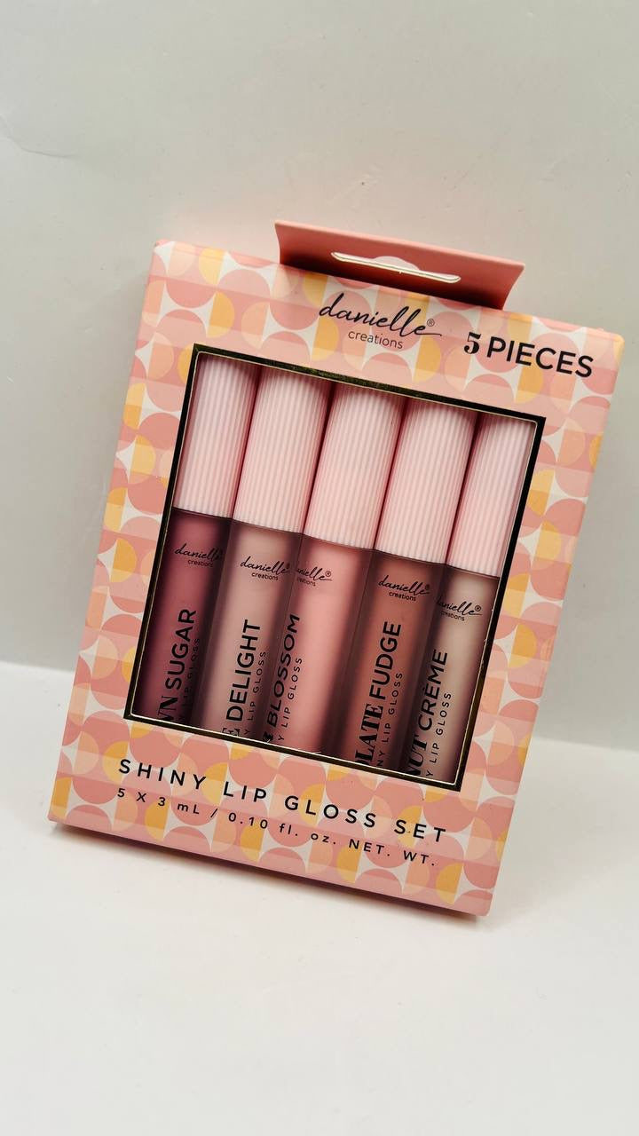 danielle crations shiny lip gloss set