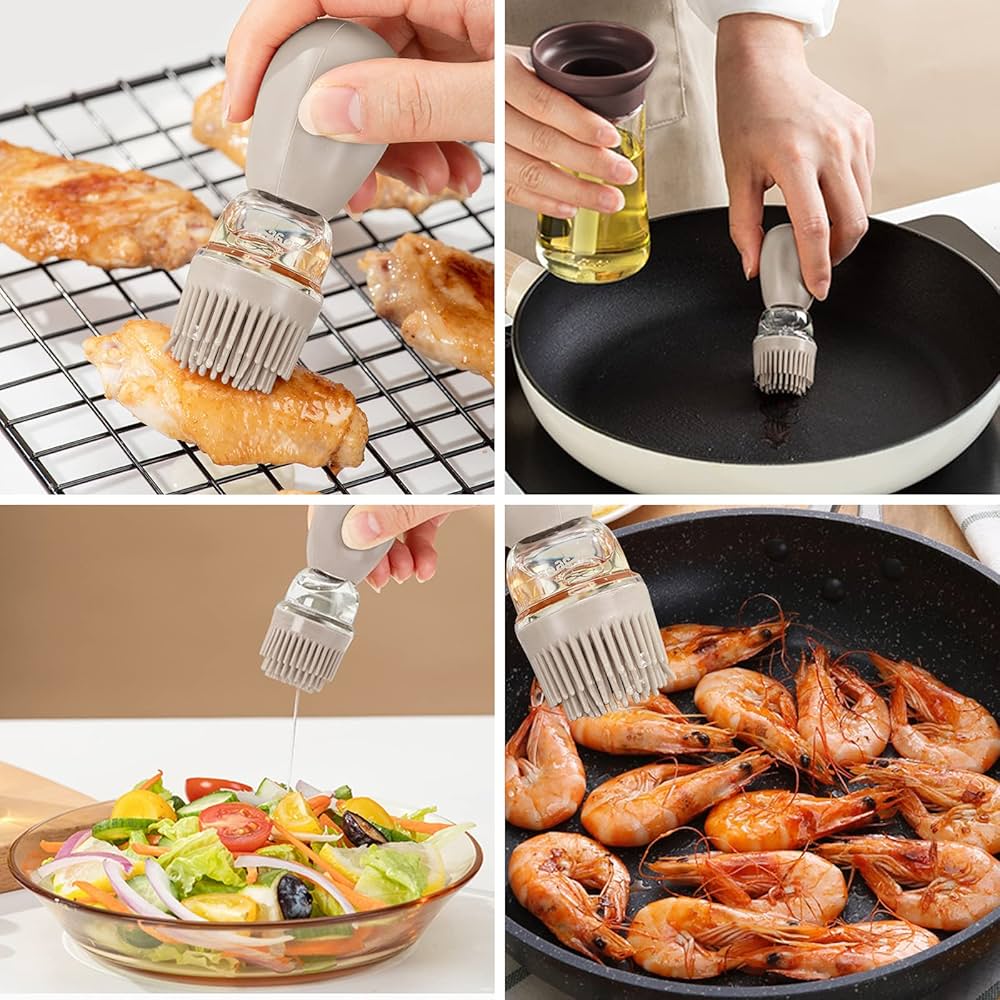 Tinmix Oil Bottle with Silicone Brush 180 mL