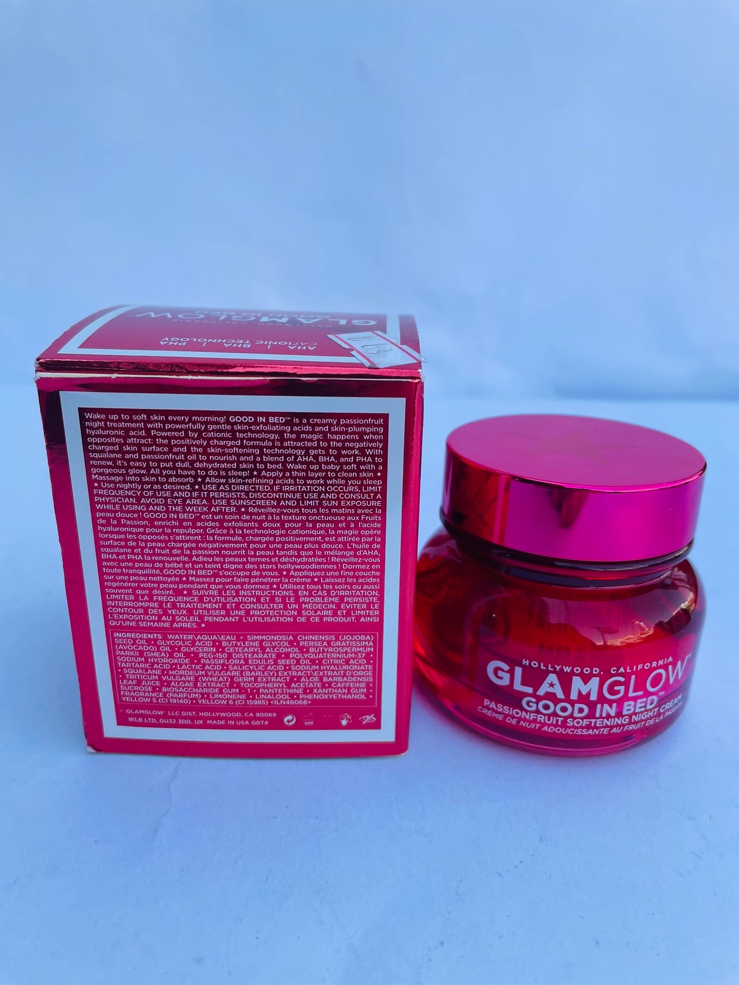 Glam glow good in bed night cream