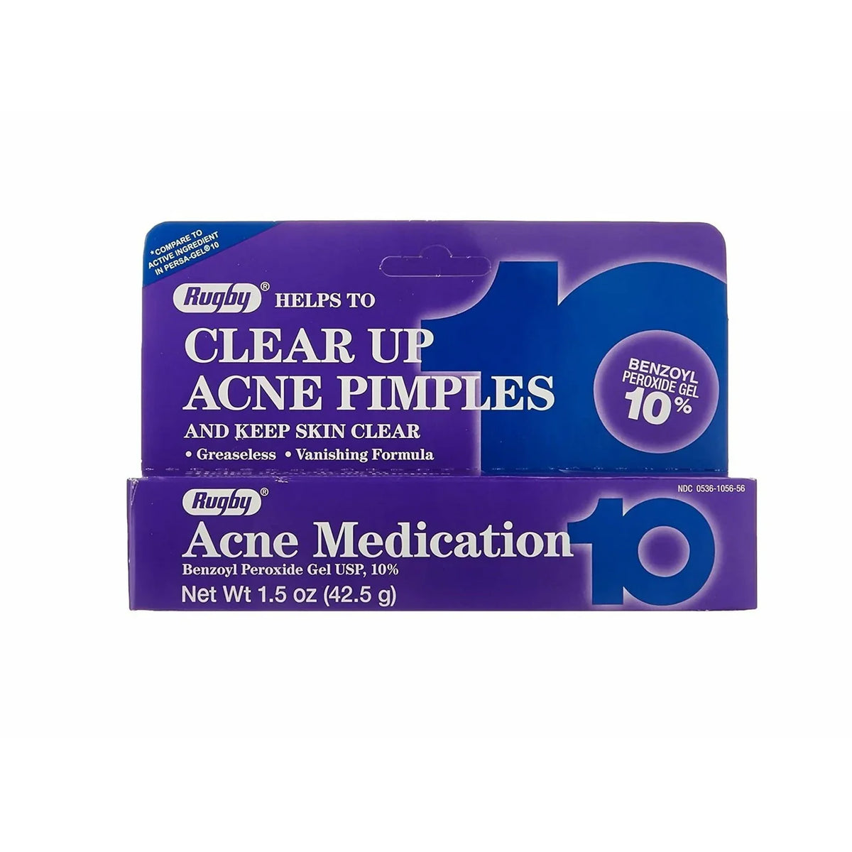 Rugby Acne Medication 10 Pimple Treatment Benzoyl Peroxide Gel 10%