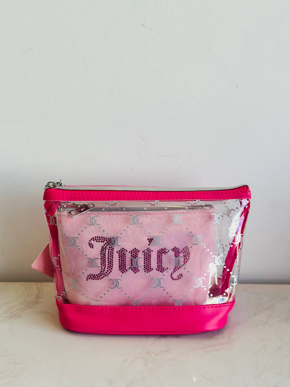 Juicy couture makeup bag set