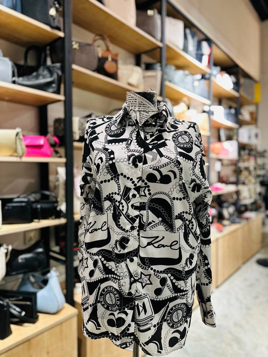 karl lagerfeld blouse size x-small