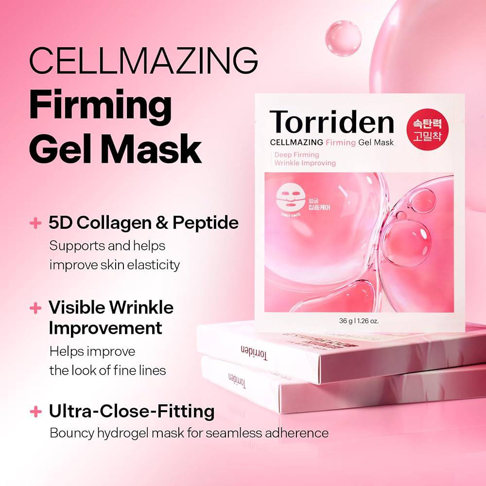 Torriden cellmazing firming gel mask