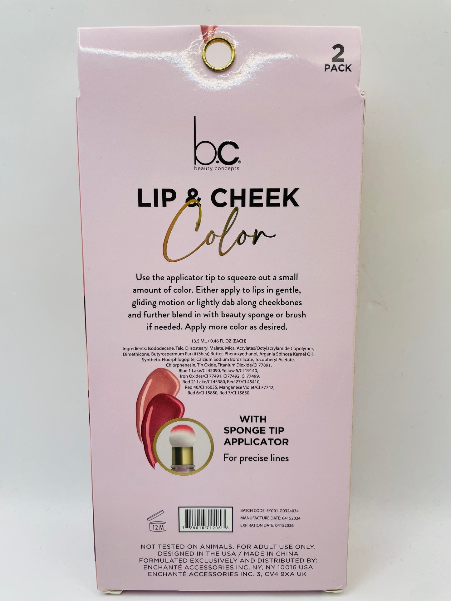 Beauty concepts lip &cheek