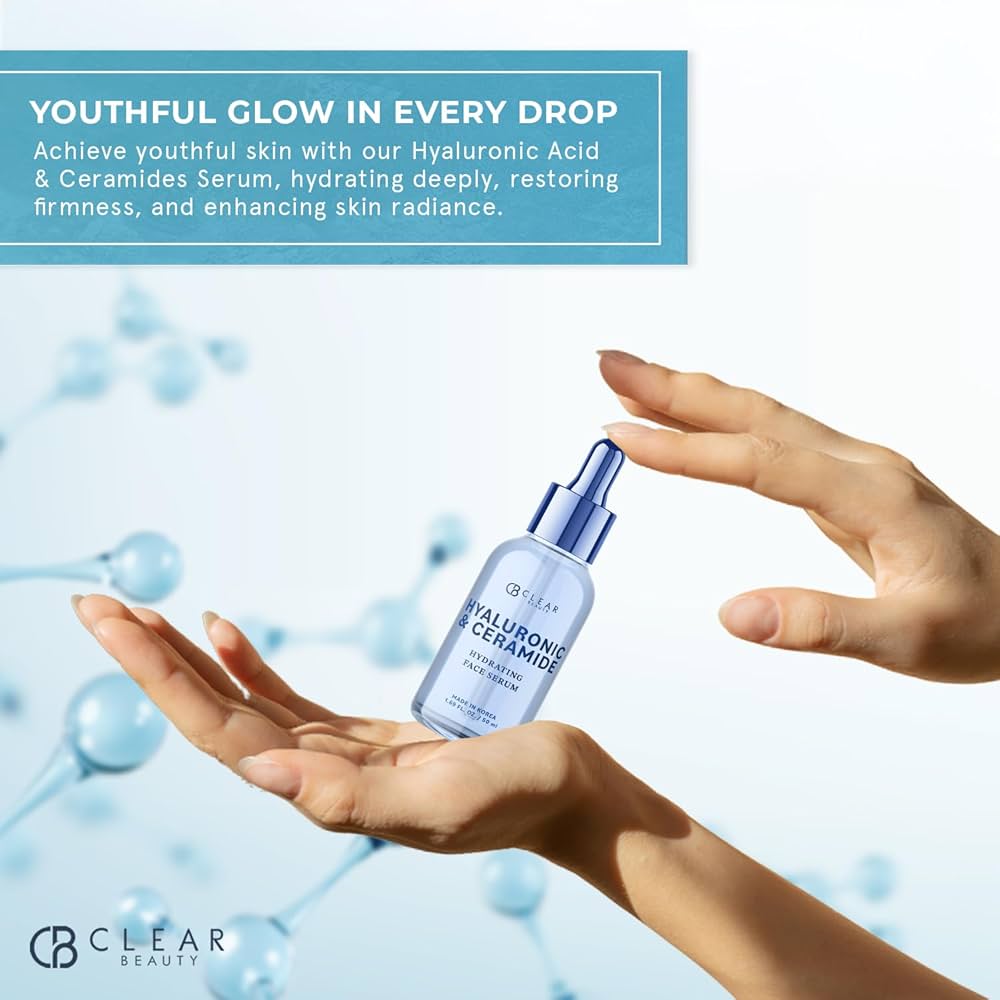 Clear Beauty Ceramide & Hyaluronic Acid Face Serum
