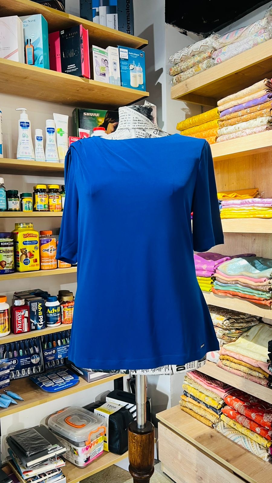 Calvin Klein royal blue top small