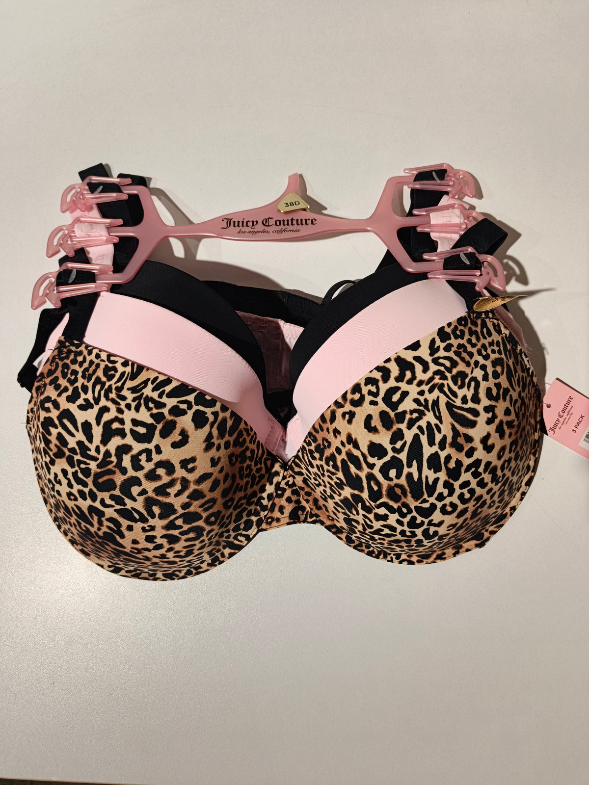 Juicy couture bra set 3 pack 38D