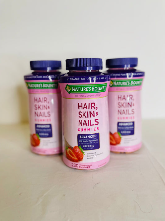 Natures bounty hair , skin and nails gummy