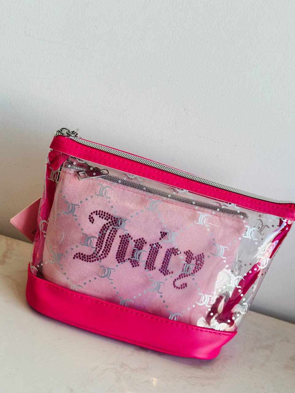Juicy couture makeup bag set