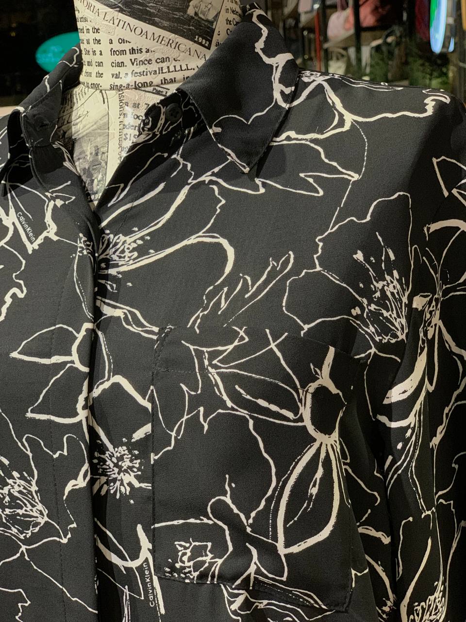 Calvin Klein blouse size small