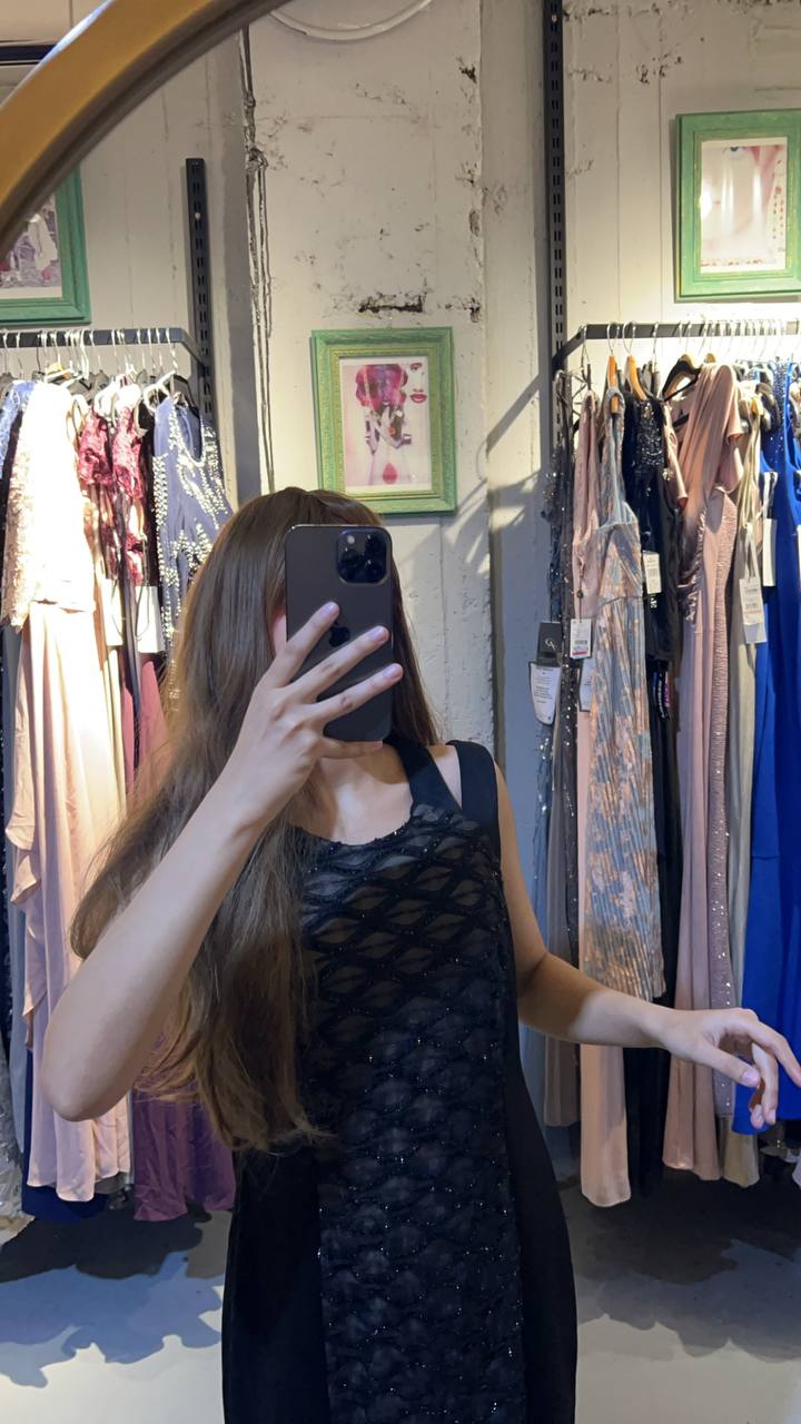 Connected apparel dress