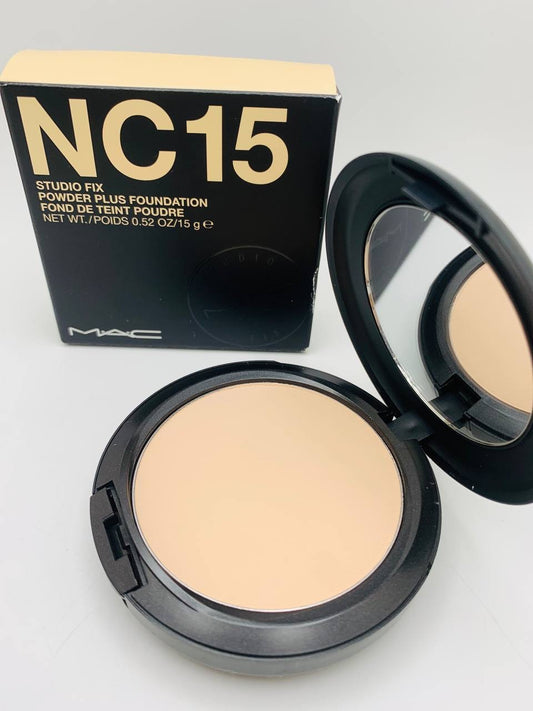 Mac powder plus foundation nc15