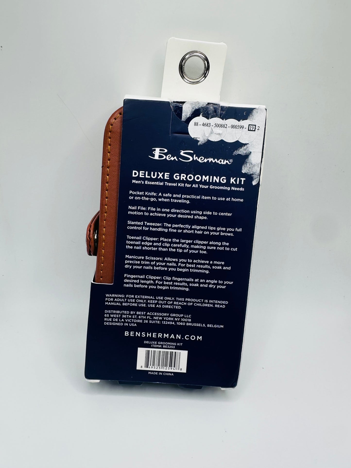 Ben Sherman Deluxe Grooming Kit, a 7-piece collection for men