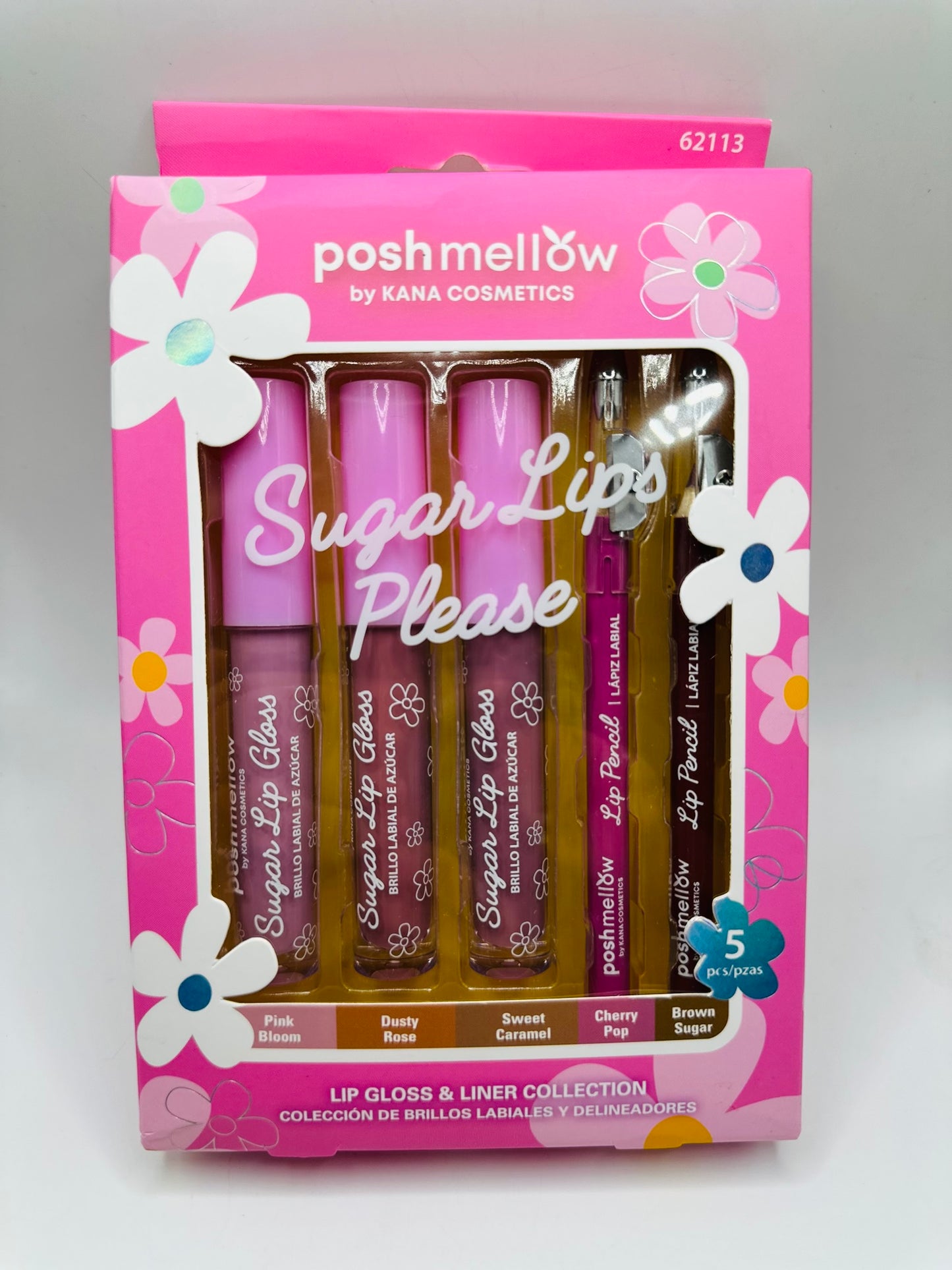 Poshmellow lip gloss & lip liner collection