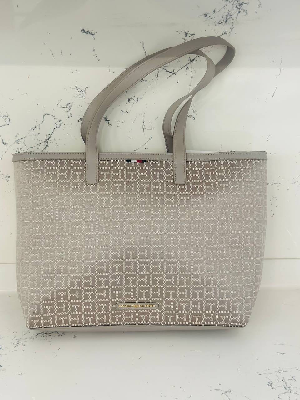 Tommy Hilfiger grey tote bag