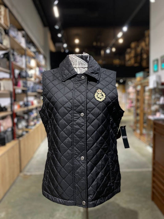 Ralph lauren black vest size medium