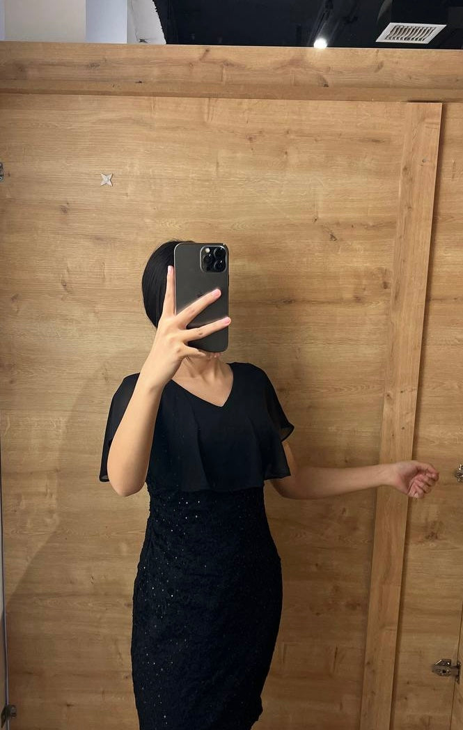 Connected apparel dress