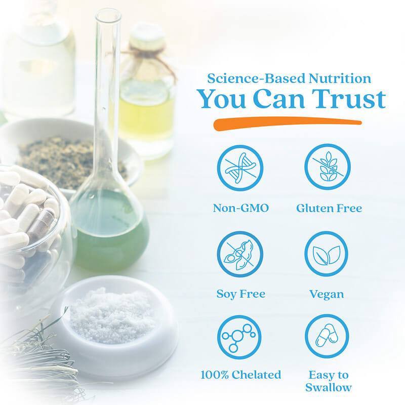 Doctor's Best High Absorption Magnesium Glycinate Lysinate (120 Veg Caps ), 105 mg per serving