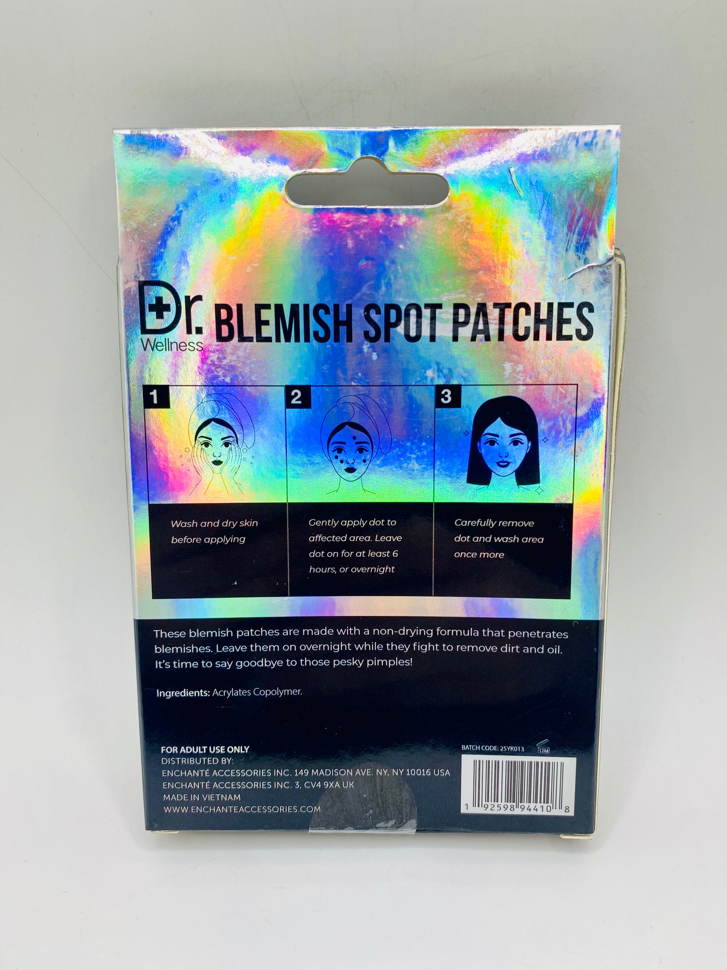 Blemish spot patches