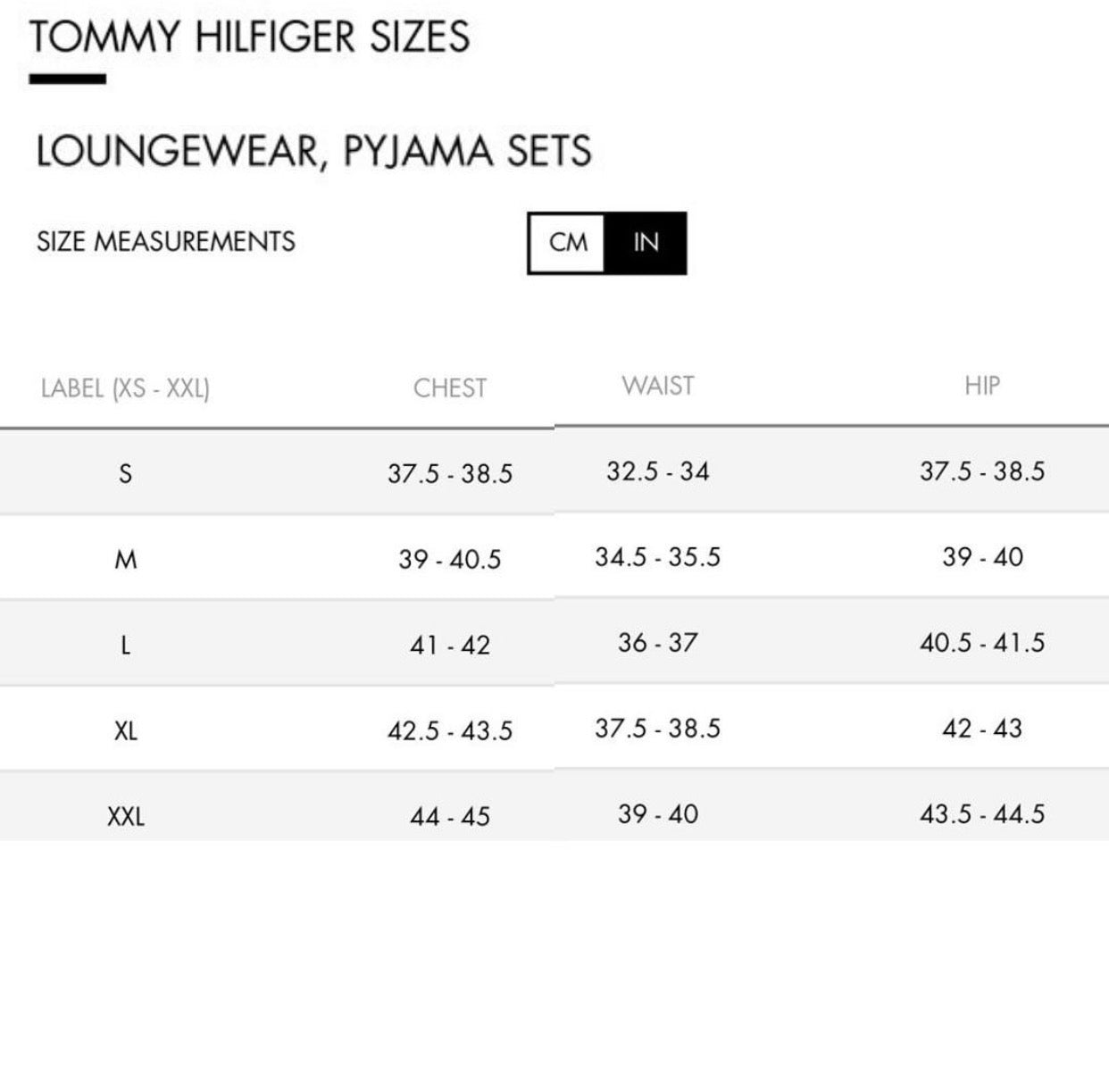 Tommy Hilfiger pajama set
