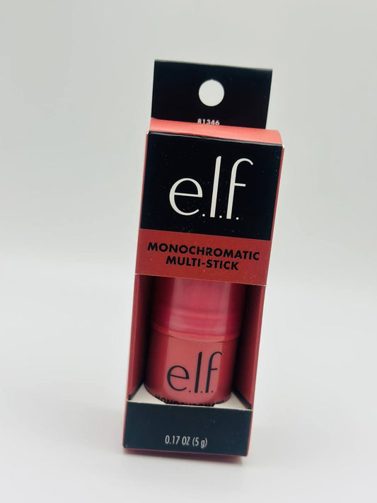 e.l.f. Monochromatic Multi-Stick in a reddish shade Dazzling peony
